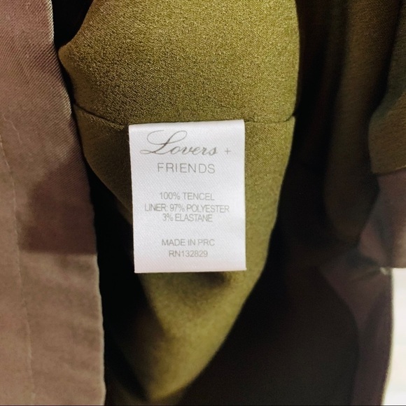 Lovers + Friends Waterfront Dress in Moss … - Picture 9 of 11
